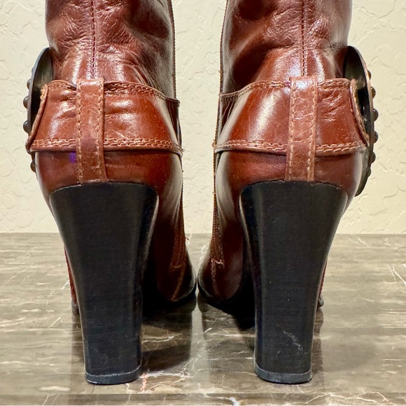 Baci Rebecca Leather Medallion Boots - Picture 10 of 13